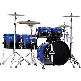 ddrum Duo Fade Maple 6-Piece Shell Pack Blue to Black Fade