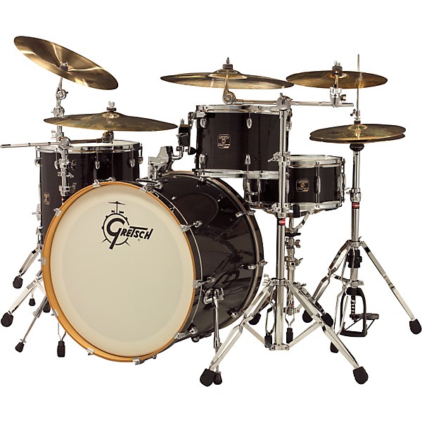 Gretsch Drums Catalina Club Rock 4-piece Shell Pack Gloss Ebony