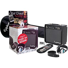 Epiphone Epiphone LP-100 Electric Guitar and All Access Amp Pack Ebony