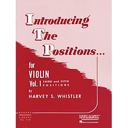Hal Leonard Introducing The Positions Violin Vol. 1 by Whistler