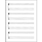 Music Sales Passantino Guitar Manuscript Paper Spiral pad #159 - 4 Staves, 64 Pgs, 9X12 thumbnail