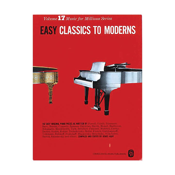 Music Sales Easy Classics To Moderns 142 Piano Pieces Guitar Center