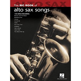 Hal Leonard The Big Book Of Alto Sax Songs