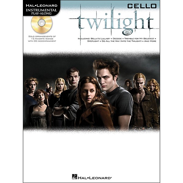 Hal Leonard Twilight For Cello - Music From The Soundtrack - Instrumental Play-Along Book/CD Pkg