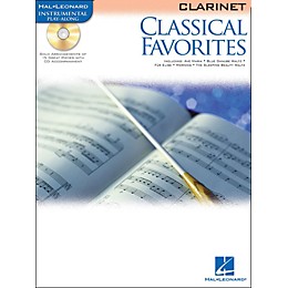 Hal Leonard Classical Favorites Clarinet Book/CD Instrumental Play-Along
