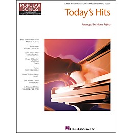 Hal Leonard Today's Hits Early Elementary intermediate Piano Solos Popular Songs Hal Leonard Student Piano Library by Mona Rejino