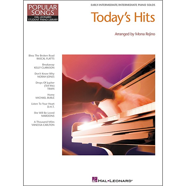 Hal Leonard Today's Hits Early Elementary intermediate Piano Solos Popular Songs Hal Leonard Student Piano Library by Mona...