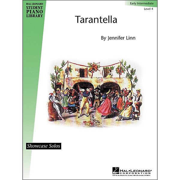 Hal Leonard Tarantella Early Intermediate Level 4 Showcase Solos Hal Leonard Student Piano Library by Jennifer Linn