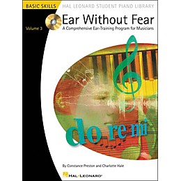 Hal Leonard Ear Without Fear A Comprehensive Ear-Training Program For Musicians Book/CD Vol 3 Hal Leonard Student Piano Library