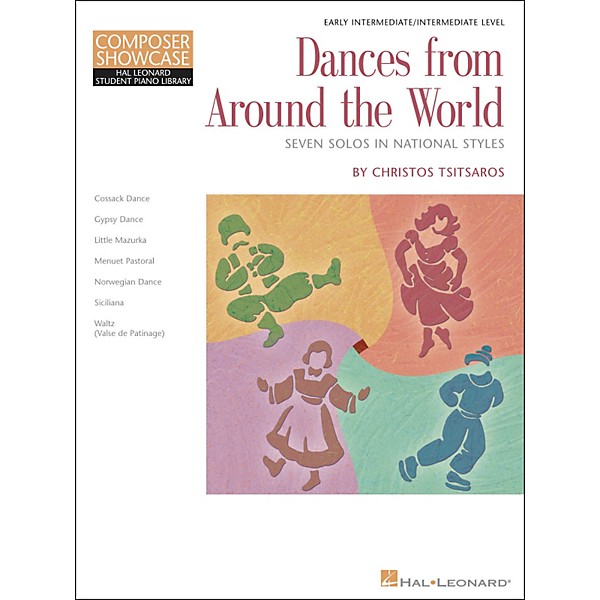 Hal Leonard Dances From Around The World - Early Intermediate/Intermediate Level Hal Leonard Student Piano Library by Chri...