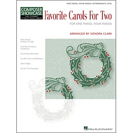 Hal Leonard Favorite Carols For Two - One Piano, Four Hands Intermediate Level Composer Showcase Hal Leonard Student Piano Library by Clark