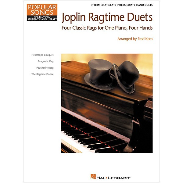 Hal Leonard Joplin Ragtime Duets - Popular Songs Level 5 Intermediate/Late Intermediate Hal Leonard Student Piano Library ...