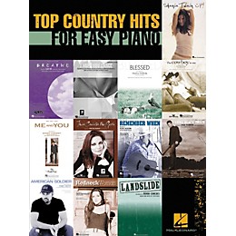 Hal Leonard Top Country Hits For Easy Piano