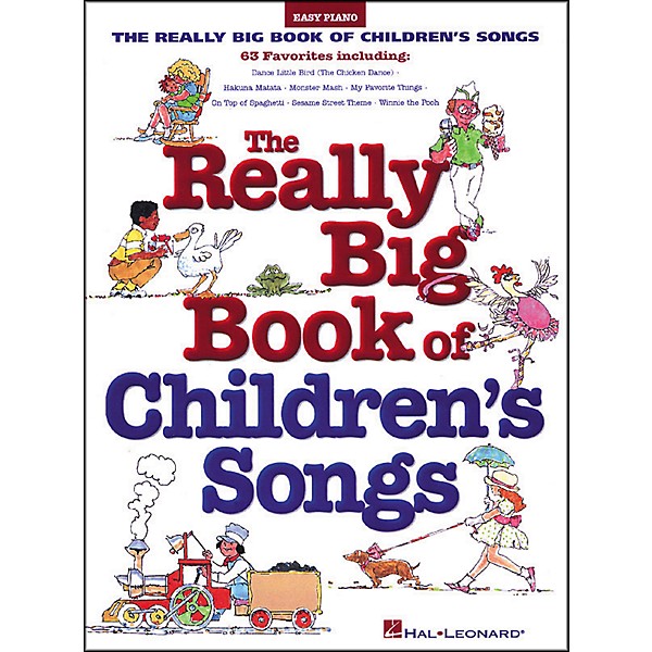 Hal Leonard Really Big Book Of Children's Songs For Easy Piano