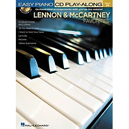 Hal Leonard Lennon & McCartney Favorites - Easy Piano CD Play-Along Volume 24 Book/CD