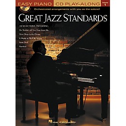 Hal Leonard Great Jazz Standards - Easy Piano CD Play-Along Volume 1 Book/CD