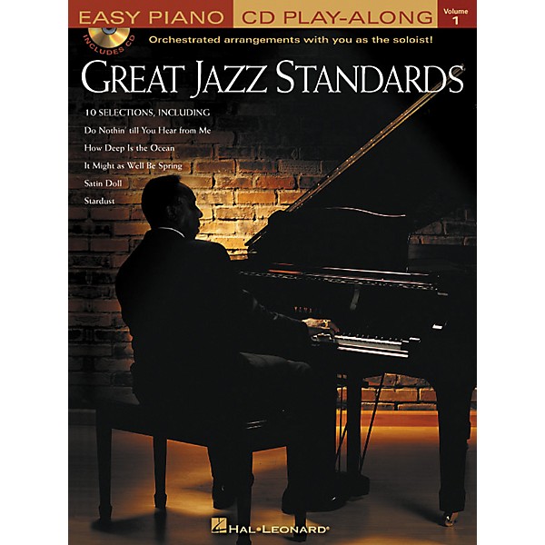 Hal Leonard Great Jazz Standards - Easy Piano CD Play-Along Volume 1 Book/CD