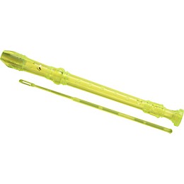 Lyons 3-Piece Recorder Baroque Fingering Transparent Green 25-Pack