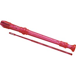 Lyons 3-Piece Recorder Baroque Fingering Transparent Pink 25-Pack