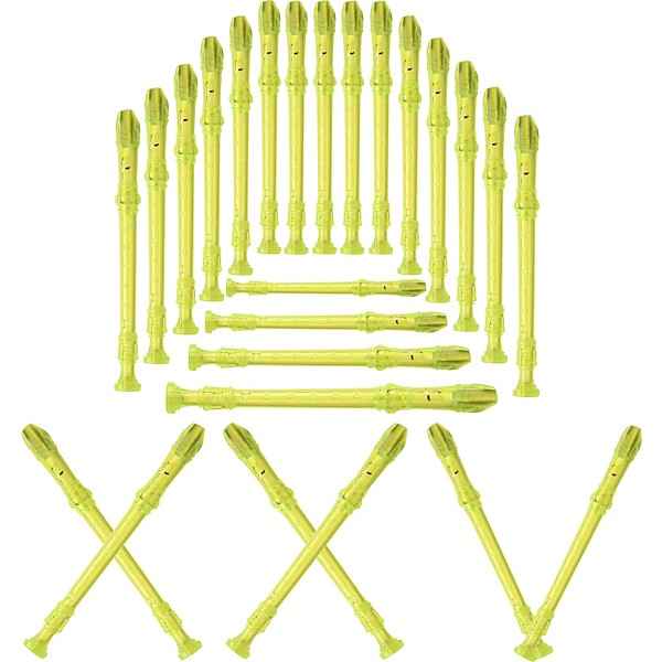 Lyons Soprano Recorder 25-pack Transparent Green 25 Pack