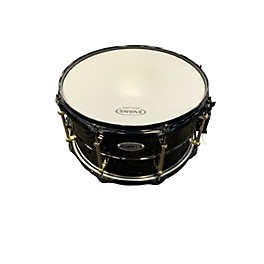 Used Orange County Drum & Percussion 7X13 Black Brass Snare Drum
