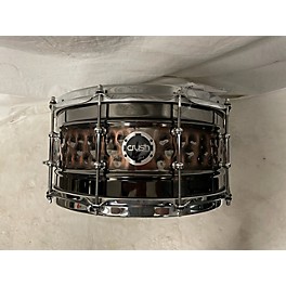 Used CRUSH 7X14 Hand Hammered Hybrid Snare Drum