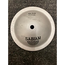 Used SABIAN 7in Aluminum Bell Cymbal