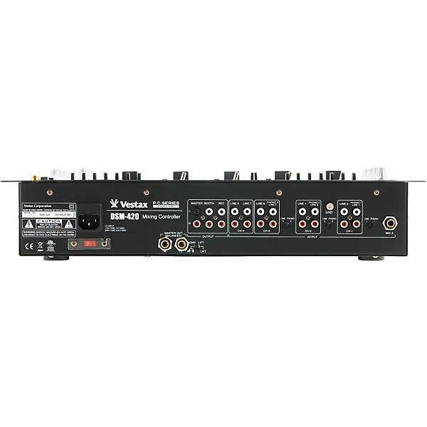 Restock Vestax DSM-420 4-Channel DJ Mixer with Effects | Guitar Center