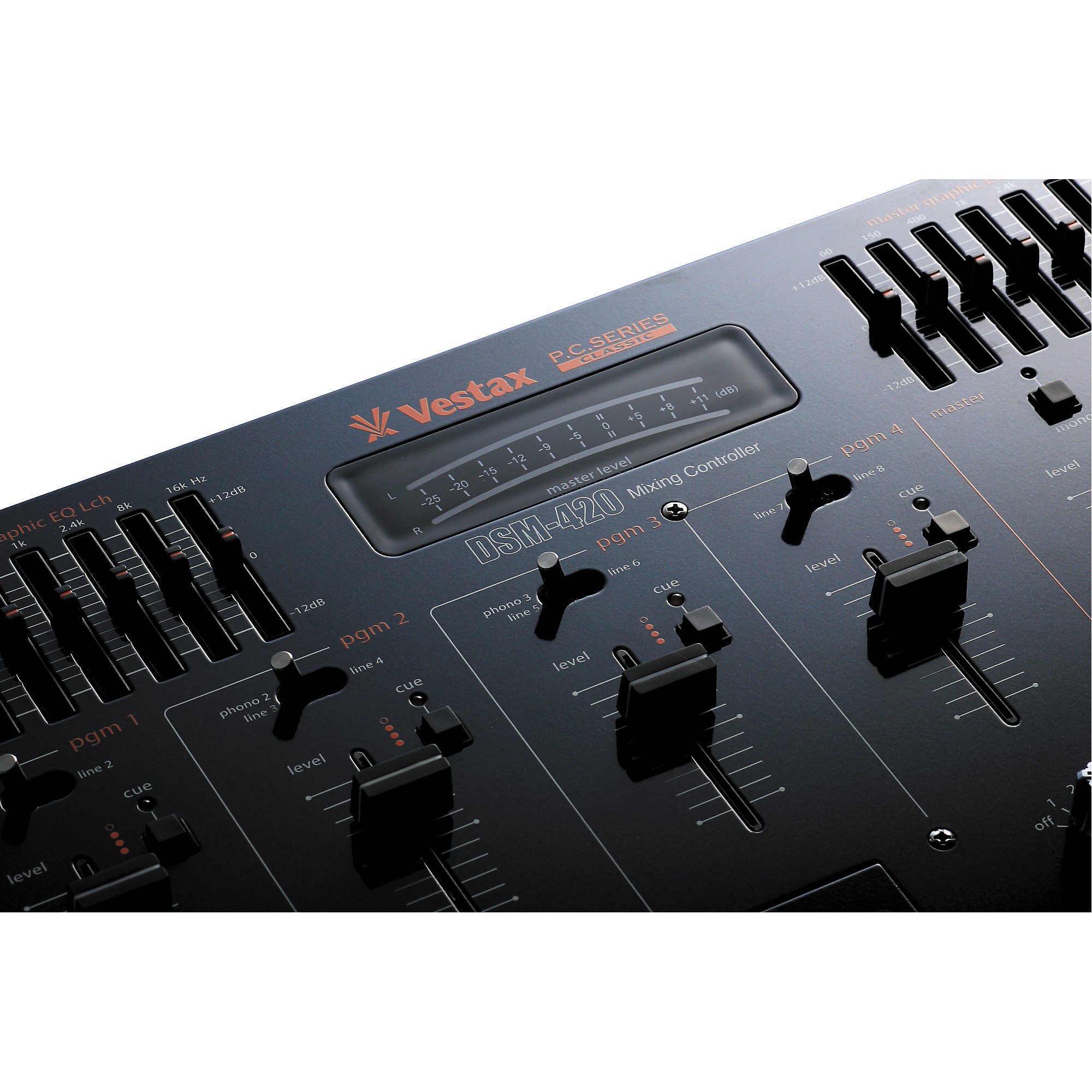 Restock Vestax DSM-420 4-Channel DJ Mixer with Effects | Guitar Center