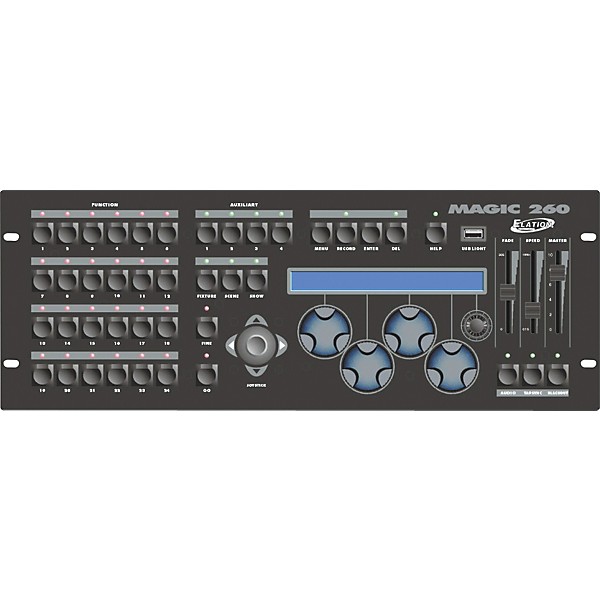 Open Box Elation Magic 260 - 260-Channel DMX Controller Level 1