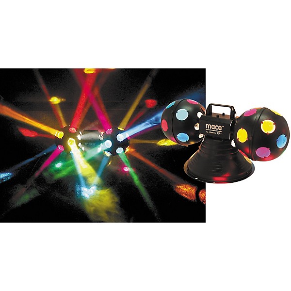 American DJ Mace II Multi-Colored Dual Rotating Balls | Guitar Center