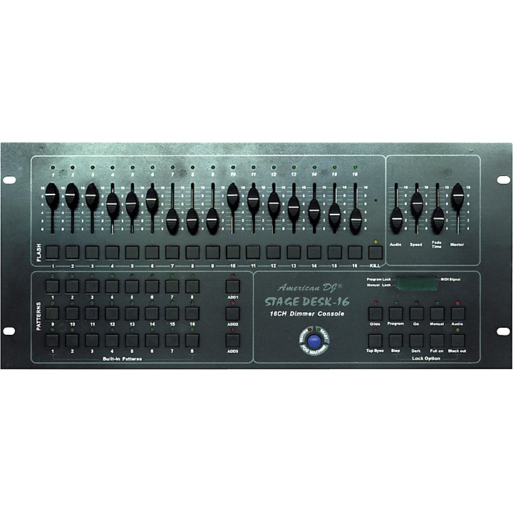 American DJ Stage Desk-16 16-Channel Dimmer Console | Guitar