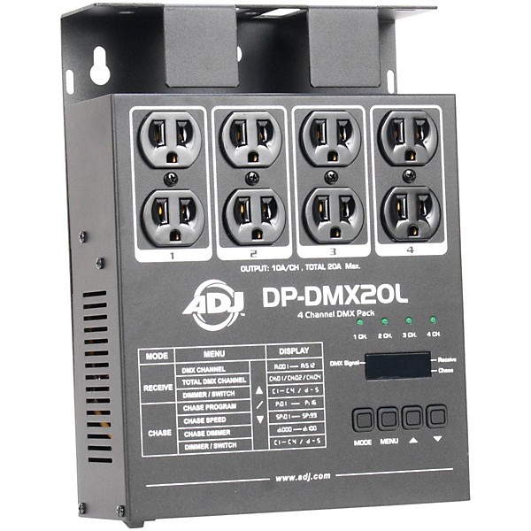 Open Box American DJ DP-DMX-20L DMX Dimmer Pack Level 1