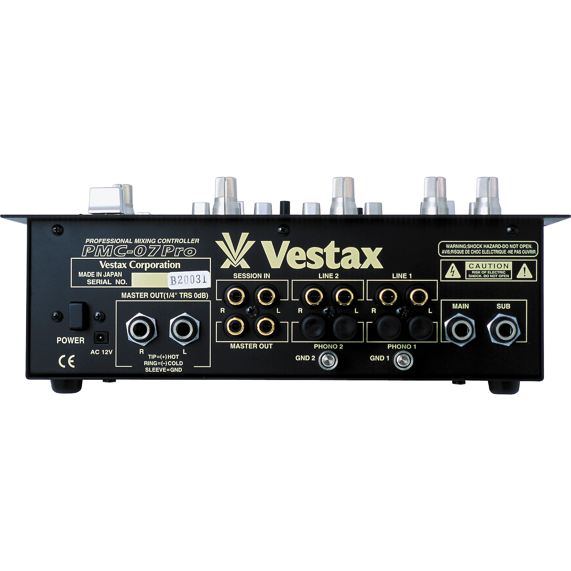 Vestax Vestax PMC 07 Pro 2 CH Mixer Black | Guitar Center
