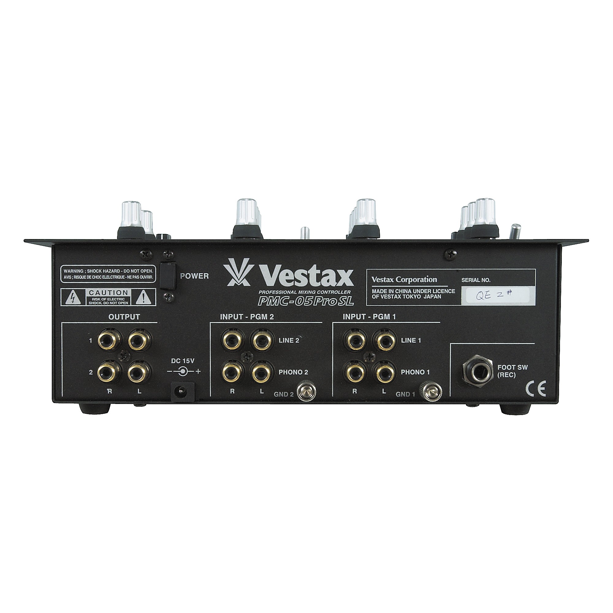 Vestax DJミキサー　PMC-05ProSL Vestax PMC-05PROSL DJ Mixer with Sampling | Guitar Center