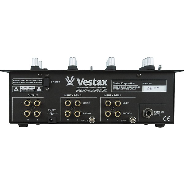 vestax PMC-05ProSL vca DJミキサー　hiphop R&B vestax PMC-05ProSL vca DJミキサー hiphop R&B