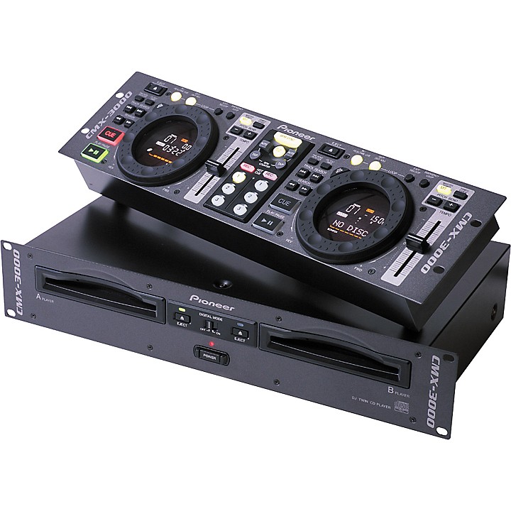 Open Box Pioneer DJ CMX-3000 Dual Rackmount CD Player Level 1