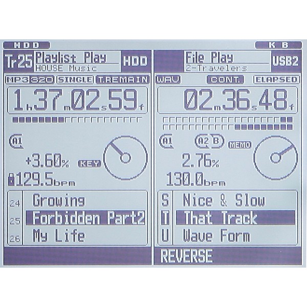 Open Box Denon DJ DN-HD2500 Hard Disk Media Player/Controller