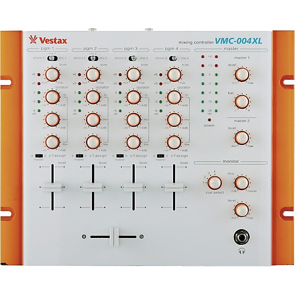 Restock Vestax VMC-004XL 4-Channel DJ Mixer White | Guitar