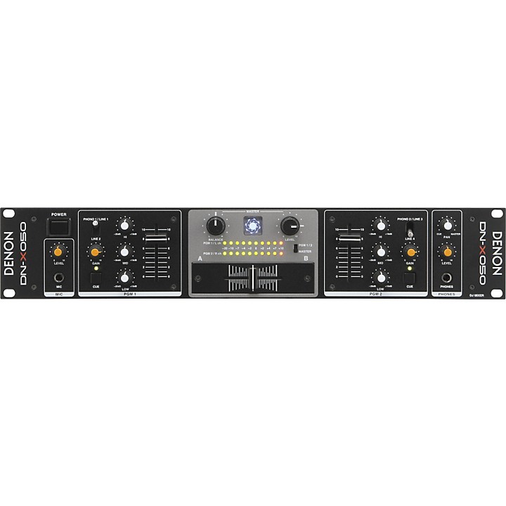 Denon DJ DN-X050 Rackmount DJ Mixer | Guitar Center