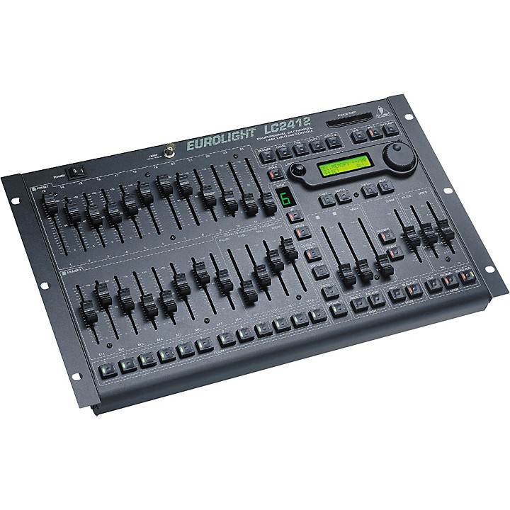 Behringer LC2412 24/12chDMX調光卓(中古) Behringer LC2412 24 Channel DMX Lighting Console - Credible