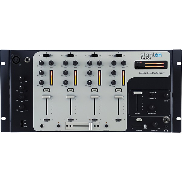 Stanton RM.404 19" 4-Channel Rackmount DJ Mixer