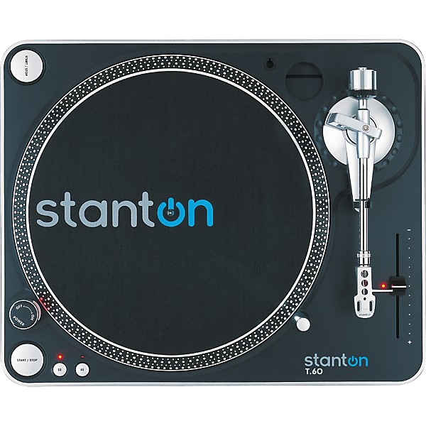 Stanton T.60 DJ Turntable Vinyl Record Player W/Power Cable