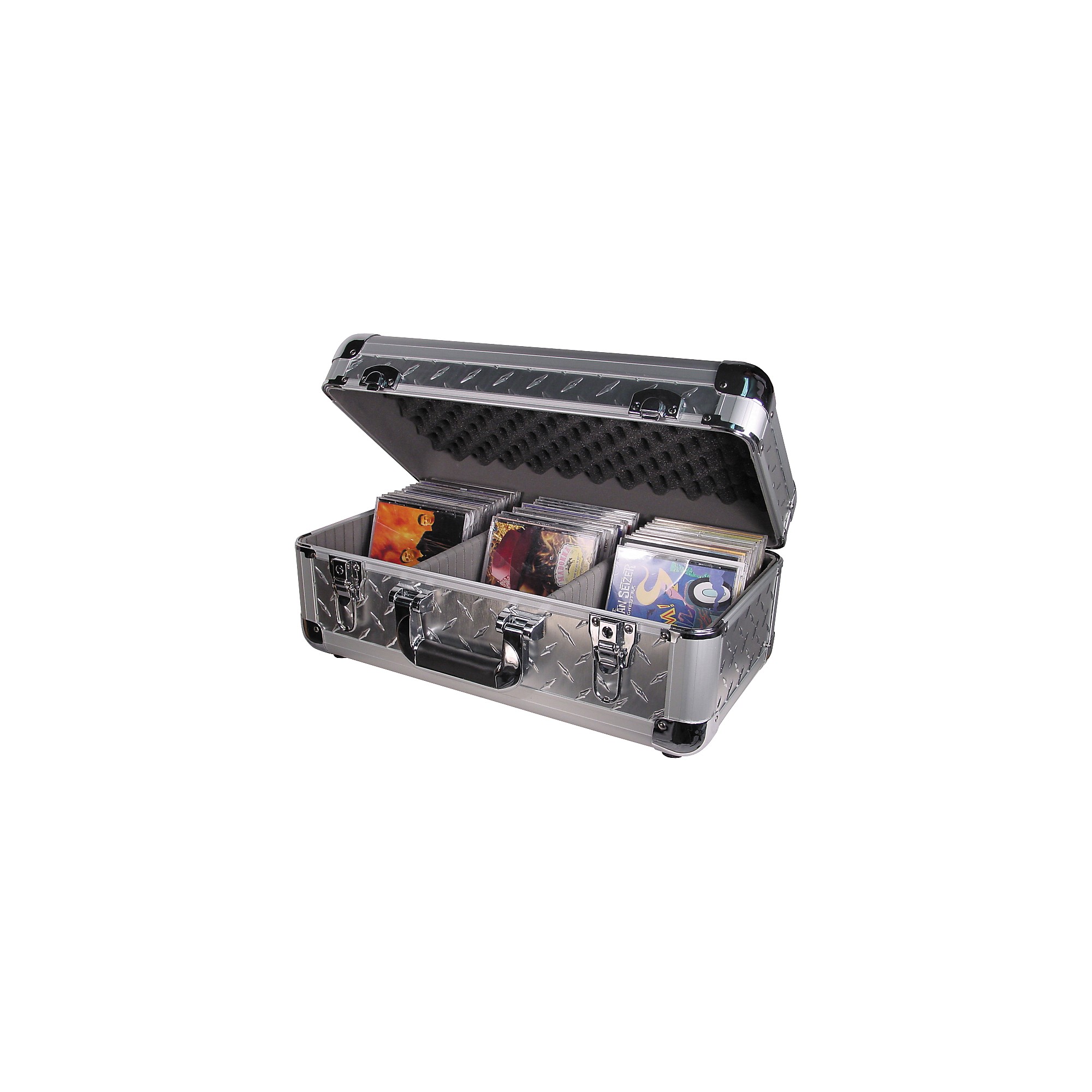 Open Box Odyssey Krom 200/65 CD Case Diamond Plate | Guitar Center