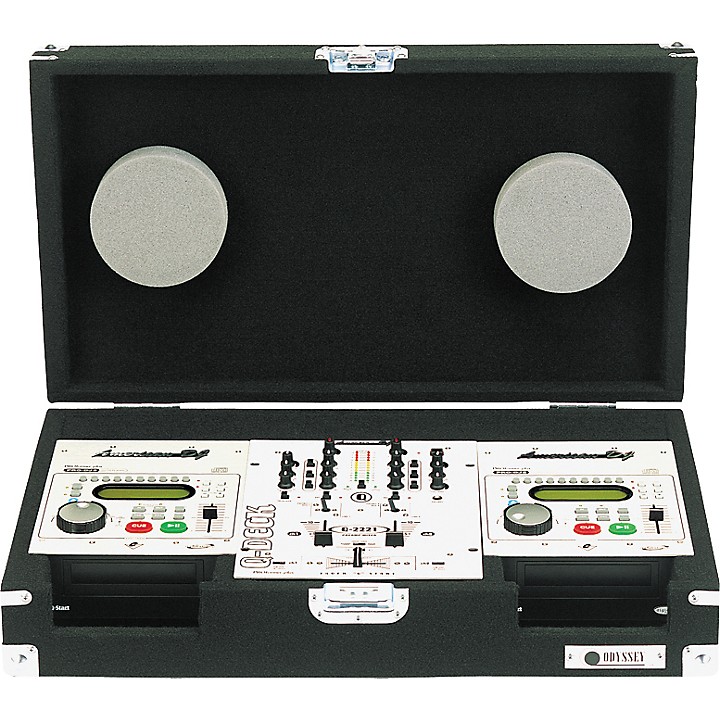 Odyssey Carpeted DJ Case for (2) ADJ-1/2/3S And (1) 10