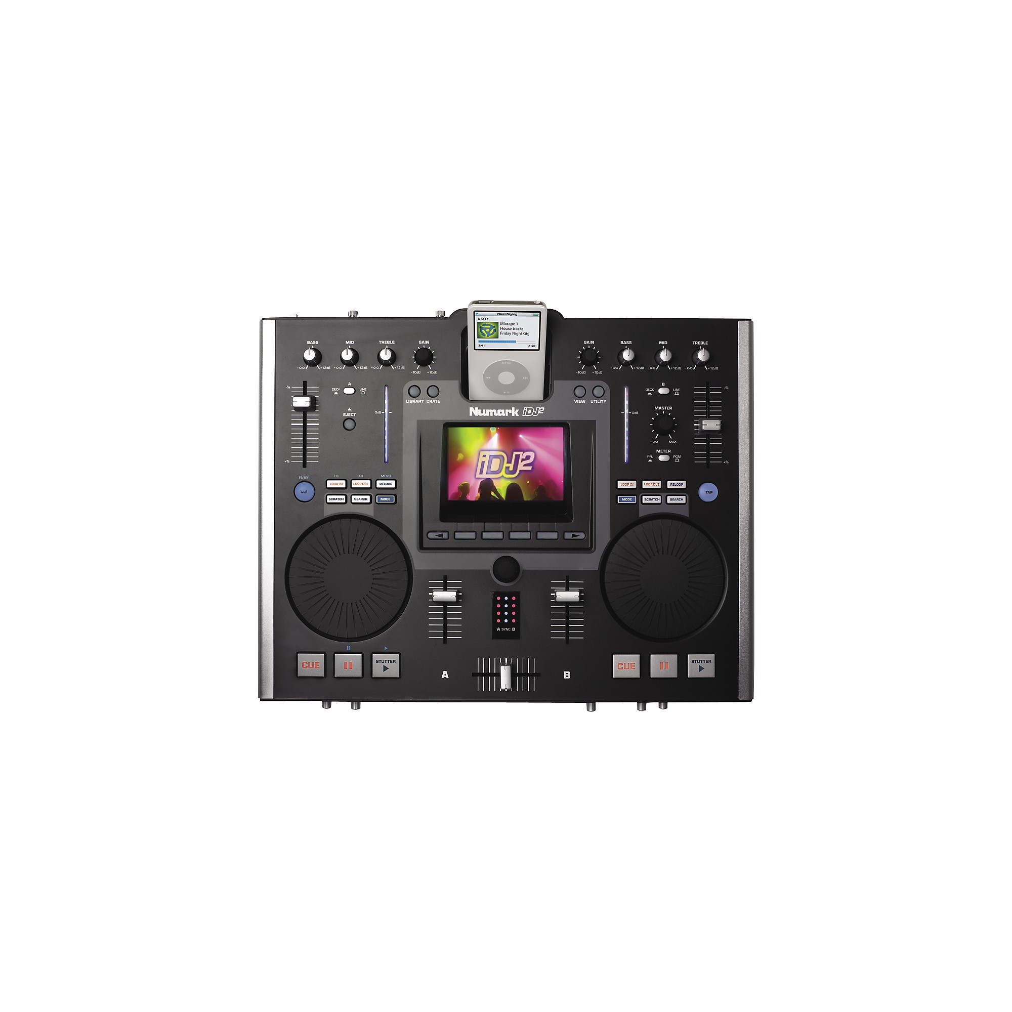 Open Box Numark iDJ2 Mobile DJ Workstation with Universal