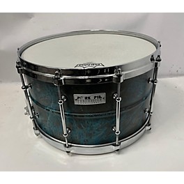 Used Pork Pie 8X14 Patina Brass Drum