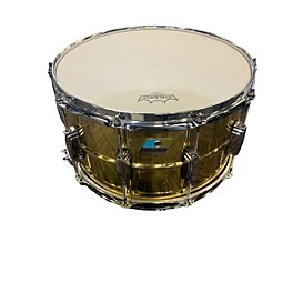Used Ludwig 8X14 Polished Brass Drum