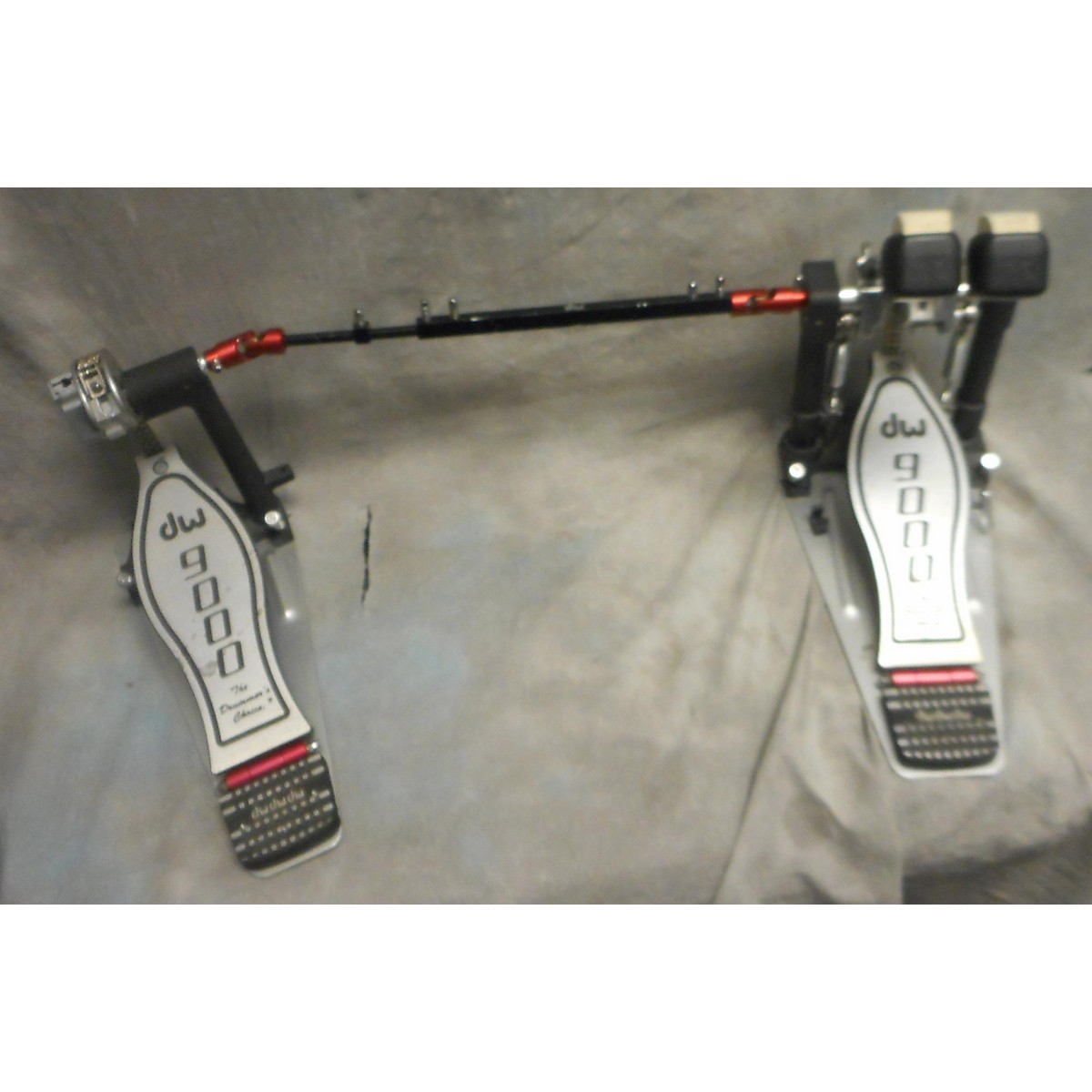 Used DW 9000 Series Double Double Bass Drum Pedal Guitar Center