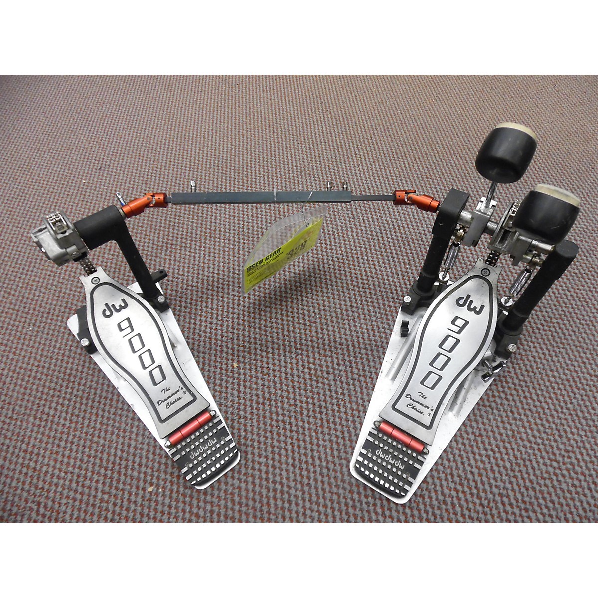 Used DW 9000 Series Double Double Bass Drum Pedal Guitar Center